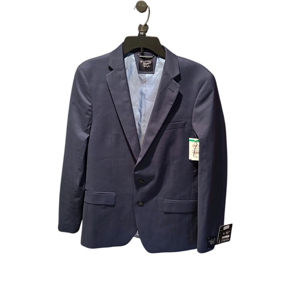Original Penguin Osmans Wool Blend Slim Fit Suit Jacket Blazer in Blue 40R NWT - Picture 1 of 6